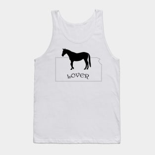 Kansas Horse Lover Gifts Tank Top